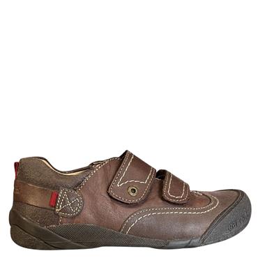 GARVALIN DOUBLE VELCRO STRAP S - BROWN