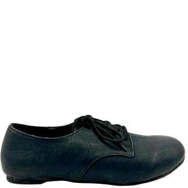 LAURA B TIE SHOE - BLACK