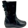 GARVALIN DIAMANTE BK STRAP BOO - BLACK PATENT