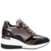 XTI WOMENS WEDGE LACE TRAINER - TAUPE