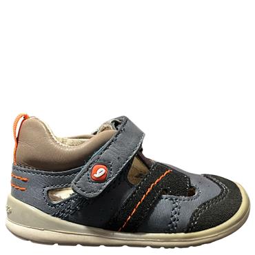 GARVALIN VEL STRAP CUT OUT SHO - BLUE