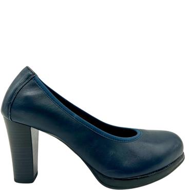 PITILLOS MED HEEL COURT - NAVY