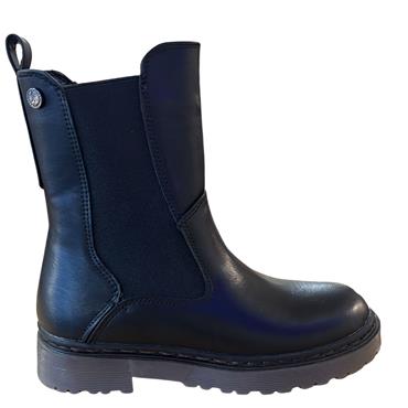 XTI GIRLS ZIP CHELSEA BOOT - BLACK