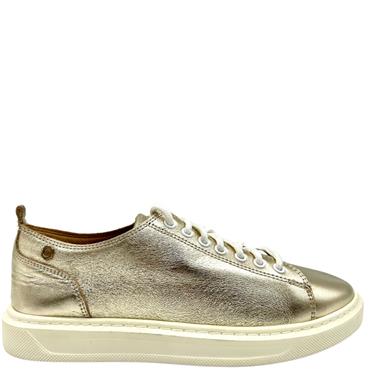 CARMELA WOMENS LACE SHOE - GOLD
