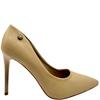 REFRESH WOMENS POINT TOE COURT SHOE - BEIGE