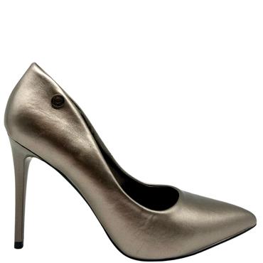 REFRESH WOMENS POINT TOE COURT SHOE - BRONZE
