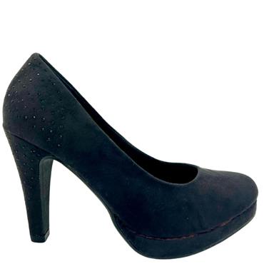 ODGITRENDS PLATFORM STUD COURT - BLACK