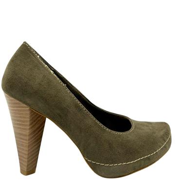 MARCO TOZZI SUEDE COURT - CIGAR