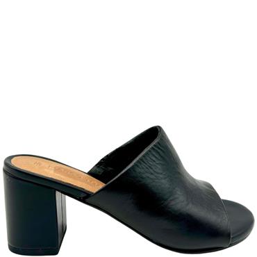 MARCO TOZZI WOMENS SLIP ON SANDAL - BLACK