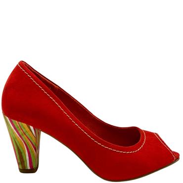 MARCO TOZZI PEEPTOE COURT - RED