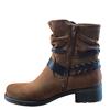 JET 7 WOMENS STRAP ZIP ANKLE BOOT - CAMEL