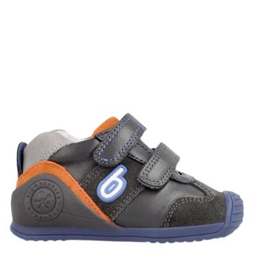 BIOMECANICS BOYS 2 STRAP BOOT - GREY