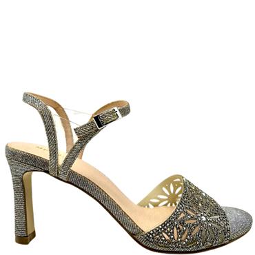 MENBUR WOMENS ANKLE STRAP SANDAL - GREY