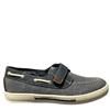 NEW8TEEN VEL STRP DECK SHOE - NAVY