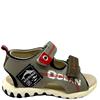 ONE STEP VELCRO SANDAL - GREY NAVY