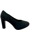 JANE KLAIN LDS DIAMANTE COURT SHOE - BLACK SUEDE