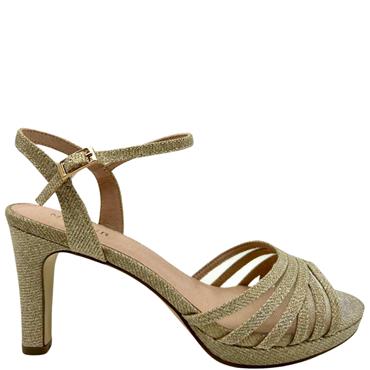 MENBUR WOMENS ANKLE STRAP SANDAL - STONE