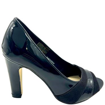 ODGI TRENDS PEEPTOE COURT - BLACK