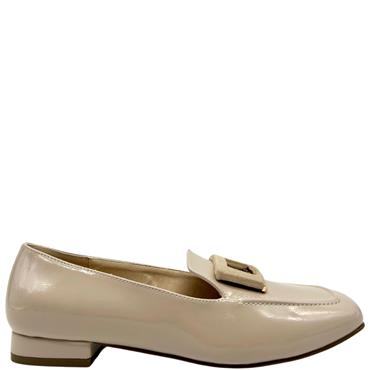 MENBUR WOMENS FLAT LOAFER - NUDE