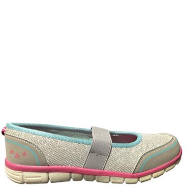 SKILLS ELASTIC STRAP POMP - GREY WHITE