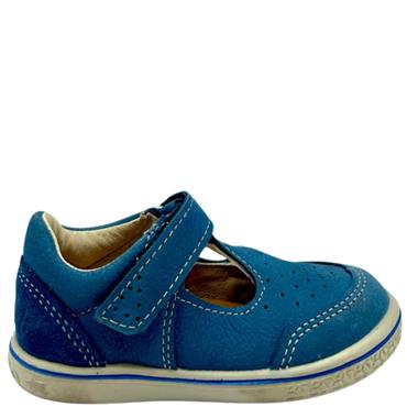 RICOSTA VEL STRAP T/BAR SHOE - JEANS