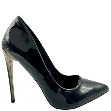 VANETINO CONTE HIGH HEEL COURT SHOE - BLACK
