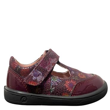 RICOSTA GIRLS WINNY STRAP SHOE - MERLOT