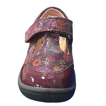 RICOSTA GIRLS WINNY STRAP SHOE - MERLOT
