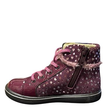 RICOSTA GIRLS CHILBIE ZIP LACE BOOT - MERLOT
