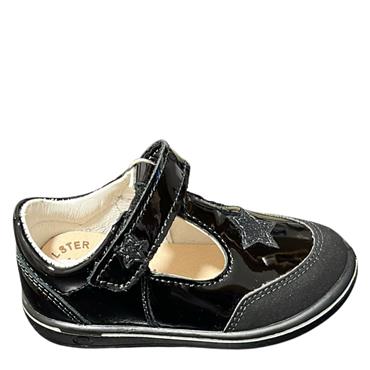 RICOSTA GIRLS MANDY STRAP SHOE - BLACK