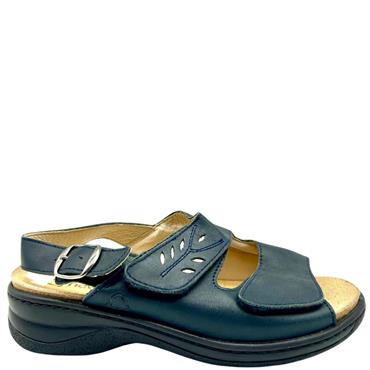 NEW DRESS 2VEL STRAP SANDAL - NAVY