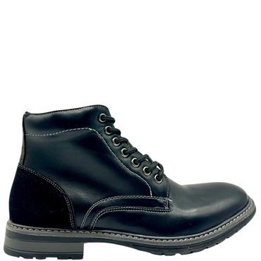 ROMEO GIOVANE GTS ZIP TIE ANKLE BOOT - BLACK