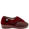CELIA RUIZ 2TONE VEL SLIPPER - BORDEAUX