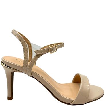 REDZ WOMENS ANKLE STRAP SANDAL - NUDE