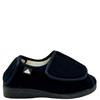 CELIA RUIZ DOUBLE VEL SLIPPER - BLACK