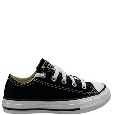 CONVERSE KIDS ALL STAR OX LACE TRAINER - BLACK