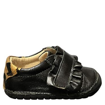 OLDSOLES GIRLS VEL STRAP PREWALKER - BLACK