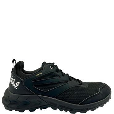 WOLFSKIN LDS WATERPROOF TIE HIKING SHOE - BLACK