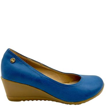 XTI WEDGE COURT SHOE - JEANS
