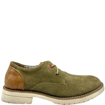 XTI MENS 2TONE LACE SHOE - TAUPE TAN