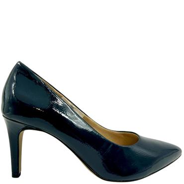 S OLIVER LDS COURT SHOE - NAVY PATENT