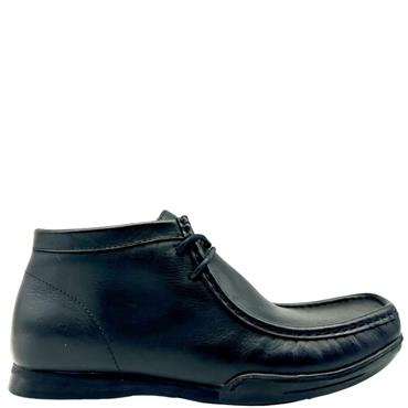 EUROLAND GENTS TIE BOOT - BLACK