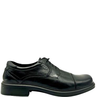 ECCO HELSINKI TIE SHOE - BLACK