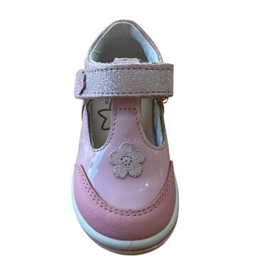 RICOSTA GIRLS VELCRO STRAP SHOE - BLUSH