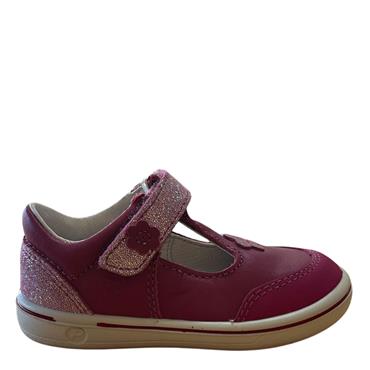RICOSTA GIRLS VELCRO STRAP SHOE - FUCHSIA