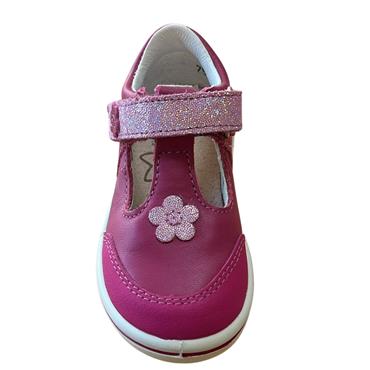 RICOSTA GIRLS VELCRO STRAP SHOE - FUCHSIA