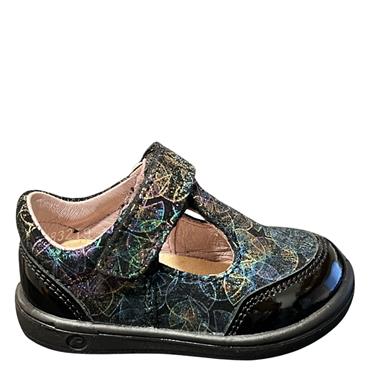 RICOSTA GIRLS VELCRO STRAP SHOE - BLACK