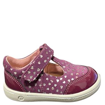 RICOSTA GIRLS VELCRO STRAP SHOE - MERLOT