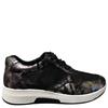 G COMFORT WOMENS LACE TRAINER - BLACK