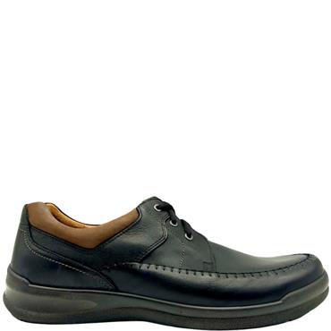ECCO REMOTE TIE SHOE - BLACK COFFEE
